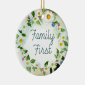 ファミリーファーストフローラデイジーチェーンガーカラフルデン セラミックオーナメント (右)