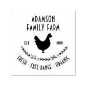 ファミリーファームの卵カートン セルフインキングスタンプ (デザイン)