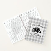 ファミリーファームハウストラクタープレイドレシピノート ノートブック (内部)