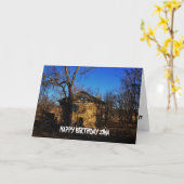 ファミリーファームハウス誕生日カード カード (黄色い花)