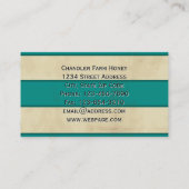 ファミリーファームハニーパーソナライズされた 名刺 (裏面)