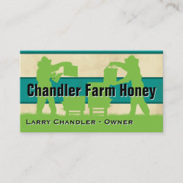 ファミリーファームハニーパーソナライズされた 名刺