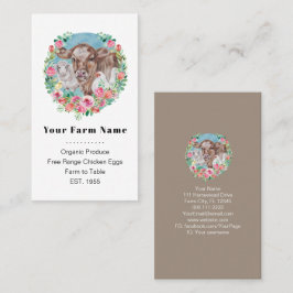 ファミリーファームホームステッドチキンカウマーケットガーデン 名刺