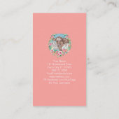 ファミリーファームホームステッドチキンガーデンカラーブロック 名刺 (裏面)