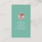 ファミリーファームホームステッドチキンガーデンカラーブロック 名刺 (裏面)