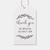 ファミリーファーム装飾品ラベル ギフトタグ (正面)