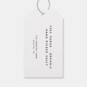 ファミリーファーム装飾品ラベル ギフトタグ (裏面)