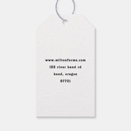 ファミリーファーム |エッグカートンラベル ギフトタグ (裏面)