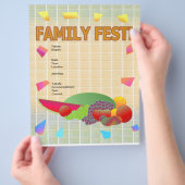 ファミリーフェストフライヤー チラシ (手)