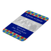 ファミリーフォトアップロード冷蔵庫用マグネット マグネット (左側)