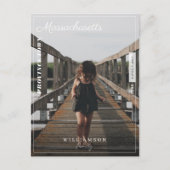 ファミリーフォトエディトモダンリアル旅行先 シーズンポストカード (正面)