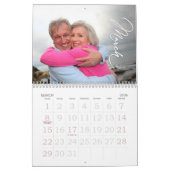 ファミリーフォトカレンダー、編集可能カスタムな予定表 カレンダー (3月 2026)