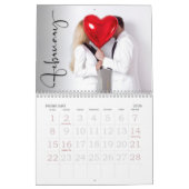 ファミリーフォトカレンダー、編集可能カスタムな予定表 カレンダー (2月 2026)