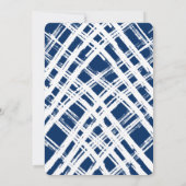 ファミリーフォトカードメリークリスマスアーチフレーム海軍 案内状 (裏面)