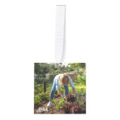 ファミリーフォトキューブ4フォトキューブオーナメント キューブオーナメント (正面)