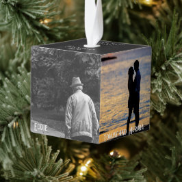 ファミリーフォトキューブ5フォトキューブオーナメント キューブオーナメント