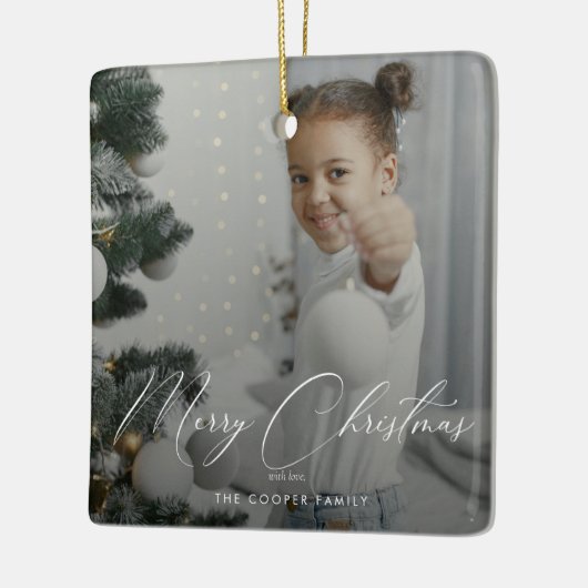 ファミリーフォトキープサセラミックオーナメント セラミックオーナメント (左)