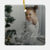 ファミリーフォトキープサセラミックオーナメント セラミックオーナメント (正面)