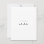 ファミリーフォトクリスマスホリデーカスタム ノートカード (裏面)