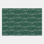 ファミリーフォトクリスマスホリデーラッピングP ラッピングペーパーシート (正面2)