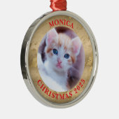 ファミリーフォトグラム金ゴールド大理石 メタルオーナメント (右)