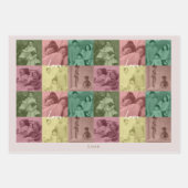 ファミリーフォトコラージギフトラッピング ラッピングペーパーシート (正面3)