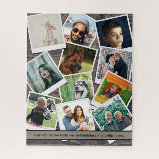 ファミリーフォトコラージジグソーパズル ジグソーパズル (縦)