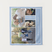 ファミリーフォトコラージタペストリー タペストリー (正面)