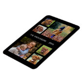 ファミリーフォトコラージュおもしろいファブモノグラム マグネット (左側)