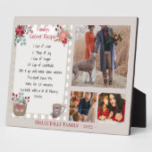 ファミリーフォトコラージュキープサケレシピホリデー フォトプラーク (側面)