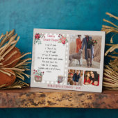 ファミリーフォトコラージュキープサケレシピホリデー フォトプラーク (側面)