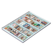 ファミリーフォトコラージュビーチ本パーソナライズされた箱 ノートブック (左側)