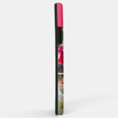 ファミリーフォトコラージュピンク4写真 Case-Mate iPhoneケース (裏面/右)