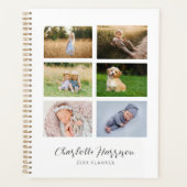 ファミリーフォトコラージュ名前をカスタムする | プランナー手帳 (正面)