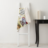 ファミリーフォトコラージュ11写真マーブル金ゴールド簡単 シェルパブランケット (インサイチュ)