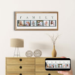 ファミリーフォトコラージュ6写真ストリップカスタム ポスター<br><div class="desc">写真パーソナライズされたの上にFAMILYという文字が表示されたポスタープリント。この写真テンプレートは、6つの写真を追加するように設定されお気に入りの、スタイル、ストリップ、写真のコラージュでシンプル正方形の形式で表示される。この頭が切れるとカスタム石板ピースは白と白の自然のニュートラルなカラーパレットを持つ。ホームデコーダーに合わせて別の色で利用でき感じるが、カラーコンボが欲しいもしと私にメッセージ違うする。</div>