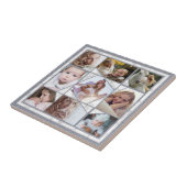 ファミリーフォトコラージュ9インスタグラム写真|大理石 タイル (側面)