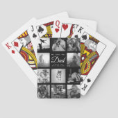 ファミリーフォトコラージュWEラブユーパパトレンディー トランプ (裏面)