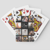 ファミリーフォトコラージュWEラブユーパパトレンディー トランプ (裏面)