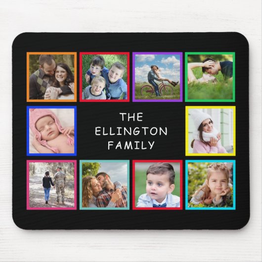 ファミリーフォトコラージングマウスパッド マウスパッド (正面)
