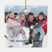 ファミリーフォトスクエア セラミックオーナメント (裏面)