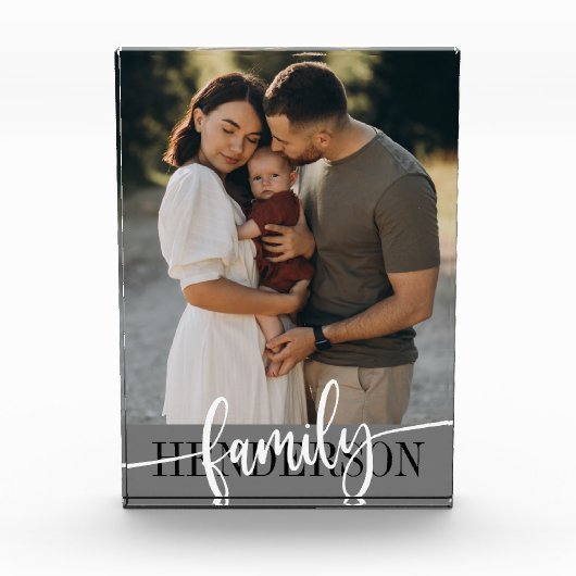 ファミリーフォトタイポグラフィ フォトブロック (正面)