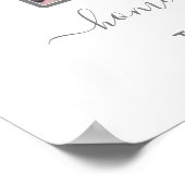 ファミリーフォトハウスシェイプ引っ越し祝いパーティー結婚ズギフト ポスター (角)