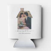 ファミリーフォトハウスシェイプ引っ越し祝いパーティー結婚ズギフト 缶クーラー (裏面)