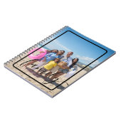 ファミリーフォトパーソナライズされたカスタム ノートブック (左側)