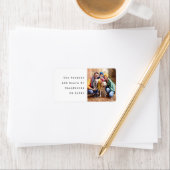 ファミリーフォト差出人住所ラベル ラベル (インサイチュ)