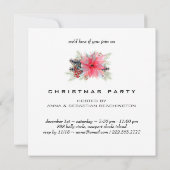 *～*ファミリーフォトAP20ポインセチアクリスマスパーティー 招待状 (裏面)