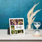 ファミリーフォーエバー5フォトコラージュ引用文スウィート フォトプラーク (インサイチュ)