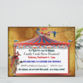 ファミリーフリークショー懇親会招待状 招待状 (スタンド正面)