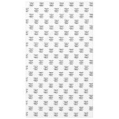 ファミリーフレンズウェディングレセプションタイポグラフィ テーブルクロス (正面)